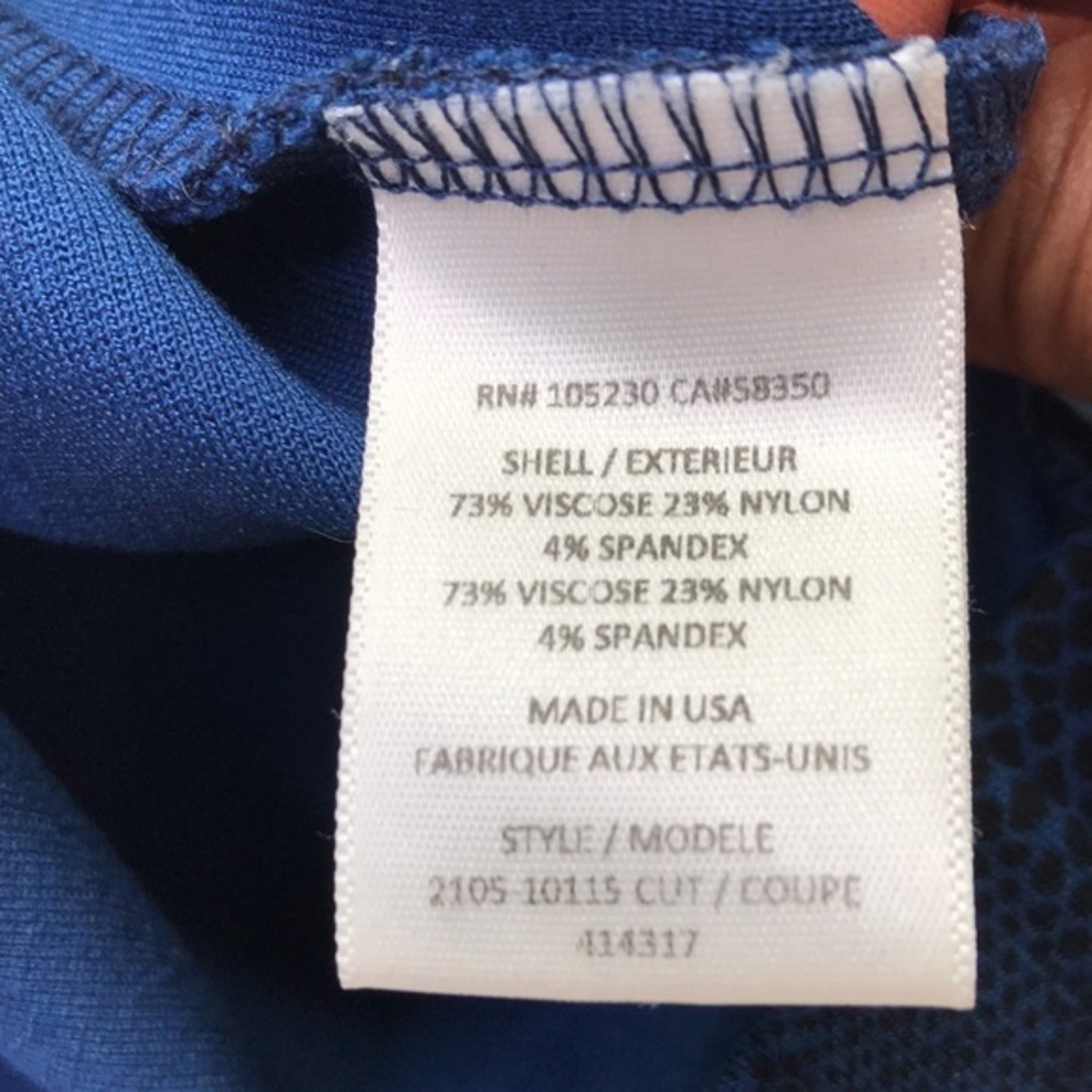 JOIE Keena Snake Skin Print Blue & Black Legging Sz M - Picture 7 of 11